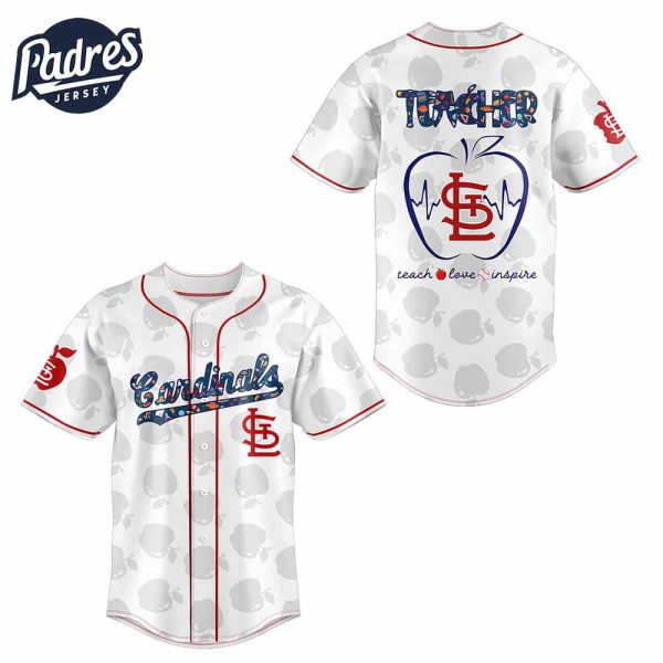 St Louis Cardinals Teacher Night Baseball Jersey 2025 Outfit 2