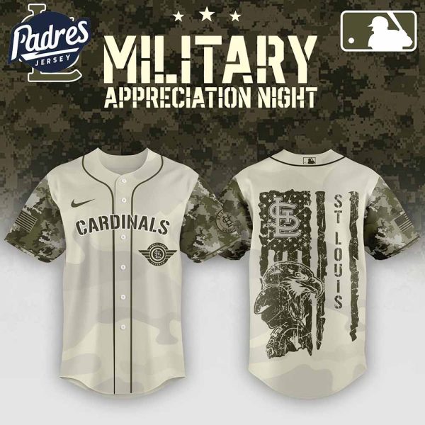 St Louis Cardinals x Armed Forces Day Night Baseball Jersey