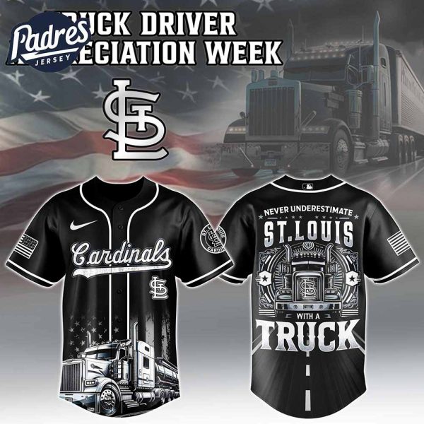 St Louis Cardinals x Nation Truck Driver Baseball Jersey