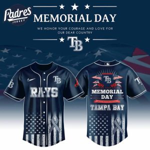 Tampa Bay Rays Special Memorial Day Baseball Jersey