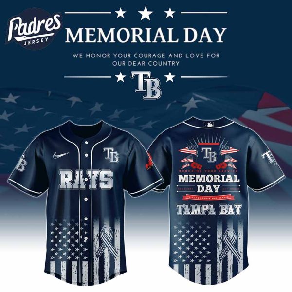 Tampa Bay Rays Special Memorial Day Baseball Jersey