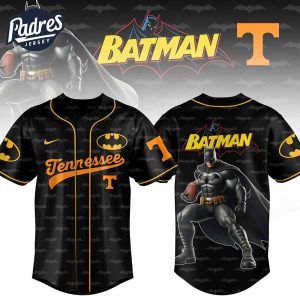 Tennessee Volunteers NCAA x Batman Personalized Baseball Jersey Outfit 1