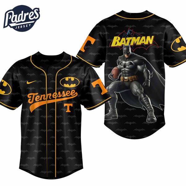 Tennessee Volunteers NCAA x Batman Personalized Baseball Jersey Outfit 2