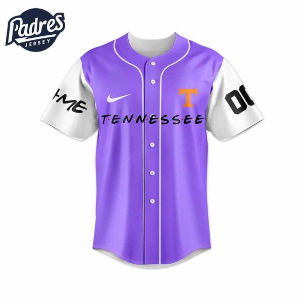 Tennessee Volunteers NCAA x Friends Personalized Baseball Jersey Outfit 2