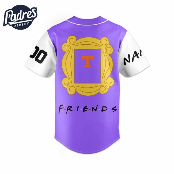 Tennessee Volunteers NCAA x Friends Personalized Baseball Jersey Outfit 4