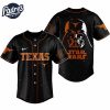 Texas Longhorns NCAA x Star Wars Night Personalized Baseball Jersey Outfit 4