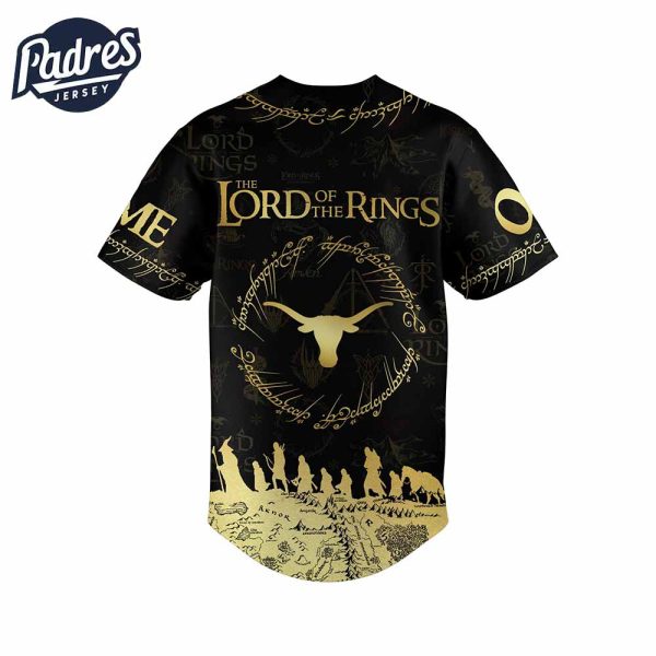 Texas Longhorns NCAA x The Lord Of The Rings Personalized Baseball Jersey Outfit 3