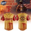 Texas Rangers Firefighter Night 2025 Baseball Jersey