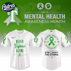 Texas Rangers MLB x Special Mental Health Awareness Week Baseball Jersey
