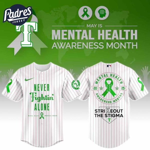 Texas Rangers MLB x Special Mental Health Awareness Week Baseball Jersey
