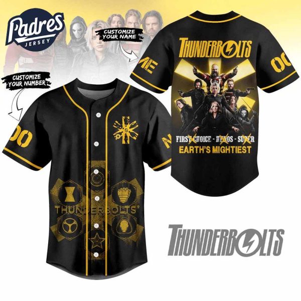 Thunderbolts Earths Mightiest Baseball Jersey