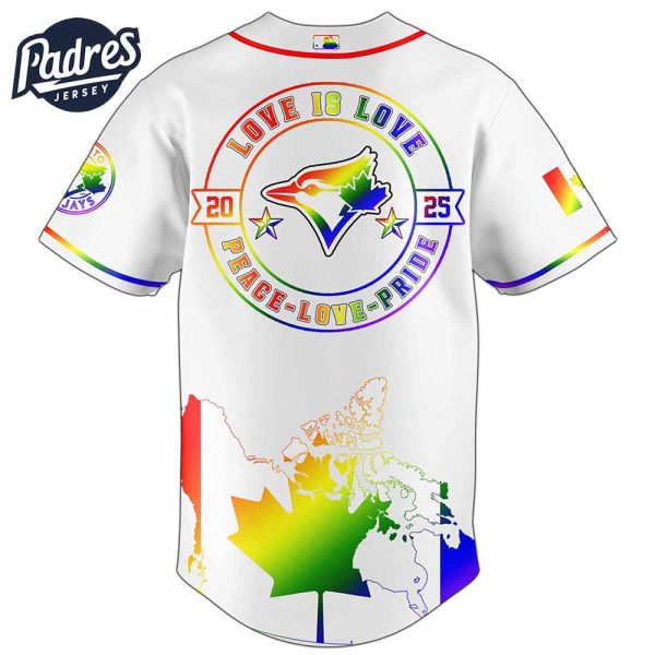 Toronto Blue Jays MLB x Happy Pride Month Baseball Jersey 2