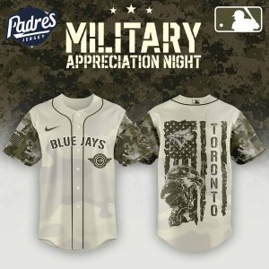 Toronto Blue Jays x Armed Forces Day Night Baseball Jersey