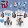 Washington Nationals MLB x Bluey Happy Fathers Day Custom Baseball Jersey