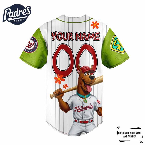 Washington Nationals MLB x Scooby Doo Personalized Baseball Jersey Outfit 2