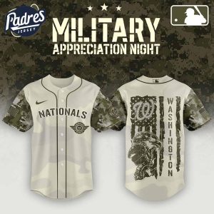 Washington Nationals x Armed Forces Day Night Baseball Jersey