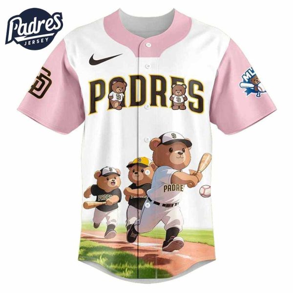 san diego padres x teddy bear 2025 baseball jersey 2 24 11zon