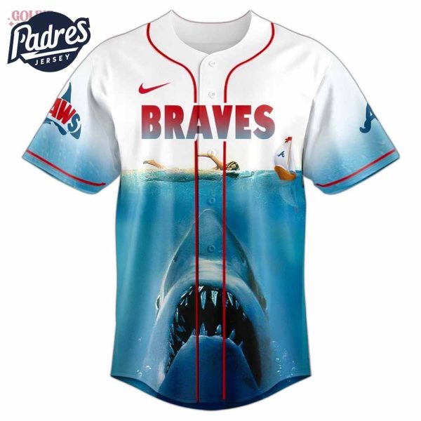 Atlanta Braves x Jaws 2025 Baseball Jersey 2
