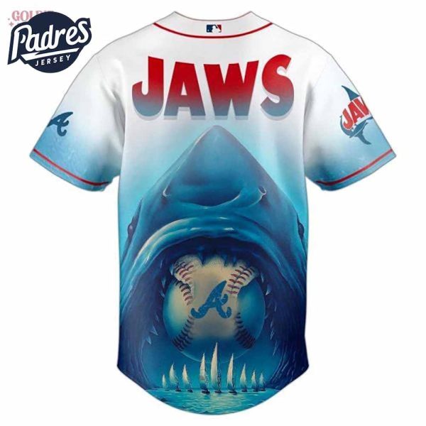Atlanta Braves x Jaws 2025 Baseball Jersey 3