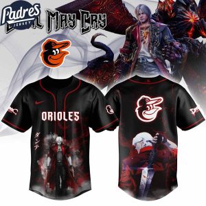 Baltimore Orioles MLB X Dante Devil May Cry Personalized Baseball Jersey