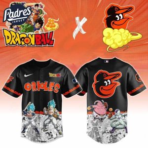 Baltimore Orioles x Dragon Ball Baseball Jersey Style