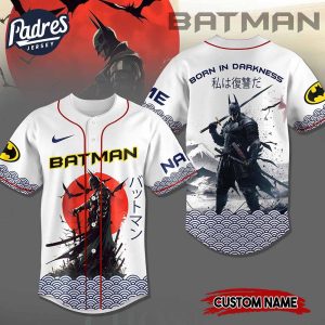 Batman Born In The Darkness Movie Baseball Jersey