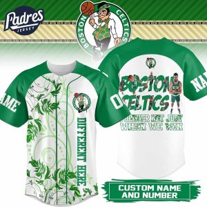 Boston Celtics NBA Baseball Jersey Outfit 2025 1