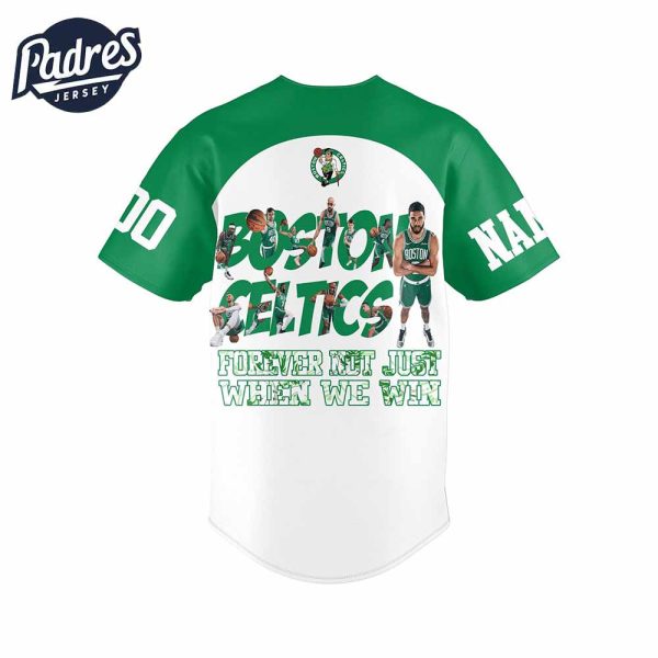 Boston Celtics NBA Baseball Jersey Outfit 2025 3