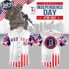 Boston Red Sox MLB X The 4th Of July X Military Personalized Baseball Jersey