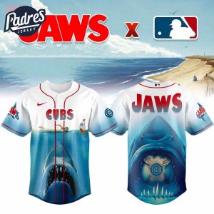 Chicago Cubs x Jaws 2025 Baseball Jersey 1