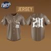 Chris Brown Breezy Bowl 20 Special Edition Pinstripe Baseball Jersey