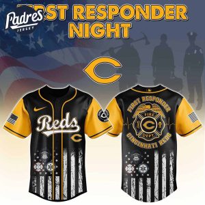 Cincinnati Reds MLB x First Responders Baseball Jersey 1
