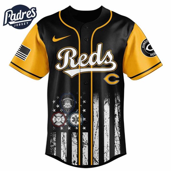 Cincinnati Reds MLB x First Responders Baseball Jersey 2