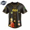 Cincinnati Reds MLB x The Simpsons Baseball Jersey Style 3