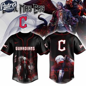 Cleveland Guardians MLB X Dante Devil May Cry Personalized Baseball Jersey