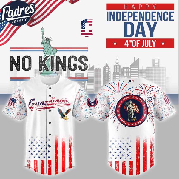 Cleveland Guardians MLB X The 4th Of July X Military Custom Baseball Jersey
