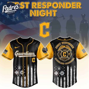 Cleveland Guardians MLB x First Responders Baseball Jersey 1