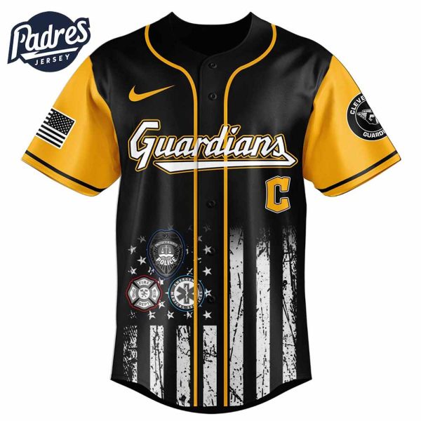 Cleveland Guardians MLB x First Responders Baseball Jersey 2