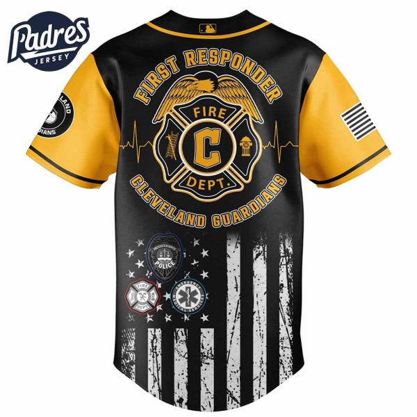 Cleveland Guardians MLB x First Responders Baseball Jersey 3