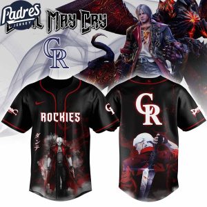 Colorado Rockies MLB X Dante Devil May Cry Personalized Baseball Jersey