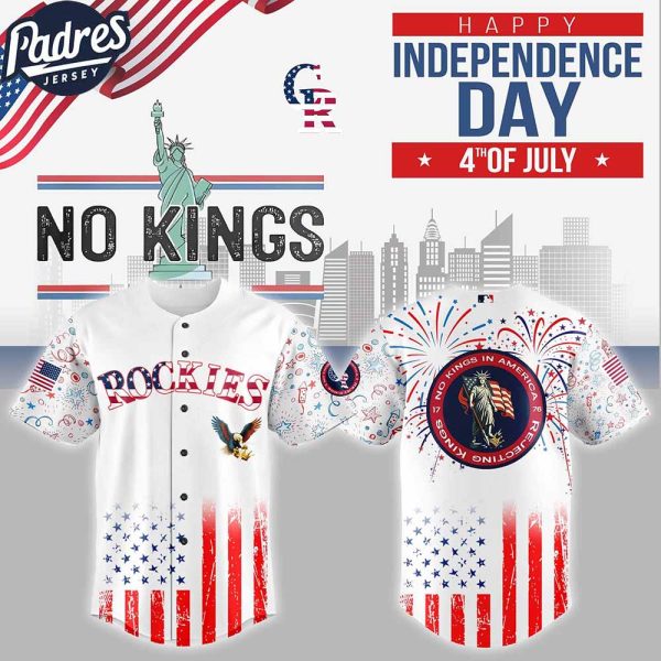 Colorado Rockies MLB X The 4th Of July X Military Custom Baseball Jersey