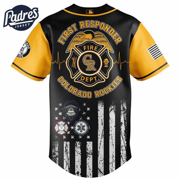 Colorado Rockies MLB x First Responders Baseball Jersey 2