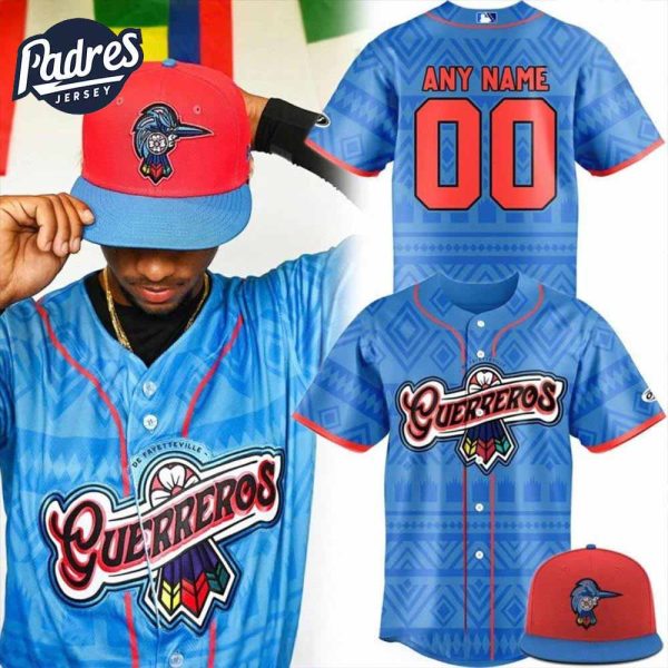 Custom Fayetteville Woodpeckers Los Guerreros De Fayetteville Special Edition Baseball Jersey