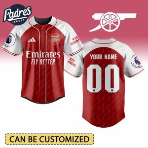 Custom Football Team Arsenal Baseball Jersey