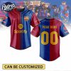 Custom Football Team Barcelona Baseball Jersey