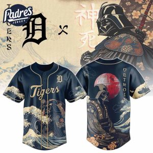 Detroit Tigers Darth Vader MLB Japan Edition Baseball Jersey