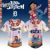Detroit Tigers MLB X Lilo Stitch Personalized Baseball Jersey