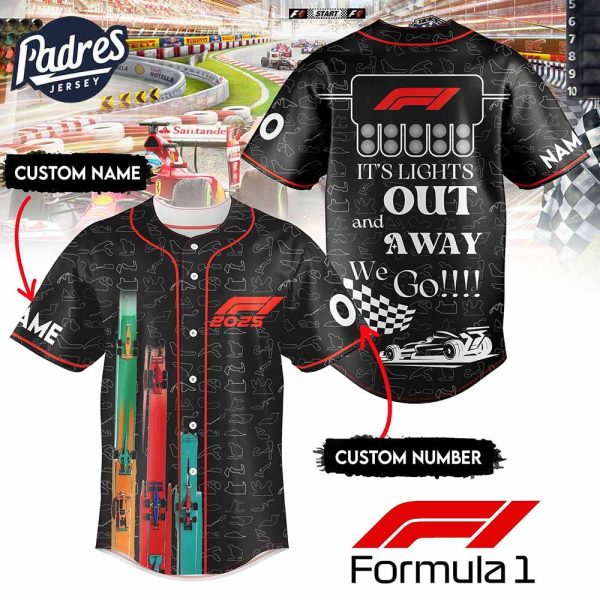 F1 Personalized Baseball Jersey Outfit 1