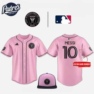 Inter Miami CF x MLB Club World Cup 2025 Pink Baseball Jersey 1