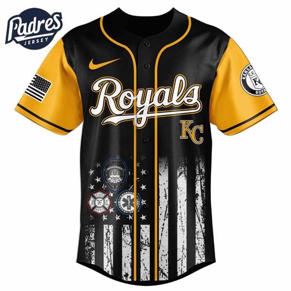 Kansas City Royals MLB x First Responders Baseball Jersey 3
